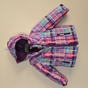 18M Cherokee 3-in-1 Infant Plaid Winter Coat